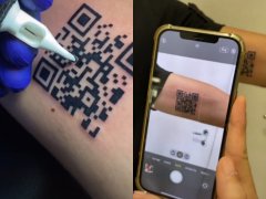 意大利人二维码玩出新花样，新冠疫苗接种证明成文身！