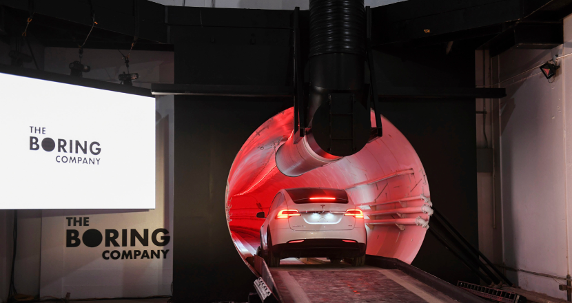 马斯克打造的高速交通隧道惊现“入侵者”,自动驾驶将驶入地下
