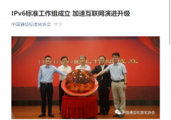 新的开端！我国 IPv6 标准工作组正式成立