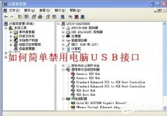 WinXP如何禁用电脑USB接口 WinXP禁用电脑USB接口步骤 教程详解一览