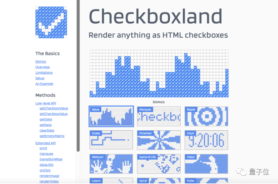 前端小哥玩 HTML 复选框上瘾:能画 logo 做视频,还开源成 JS 库