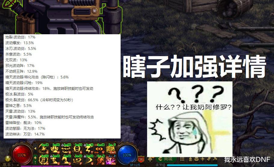 dnf瞎子加点最新版本（dnf2021瞎子细节打造）