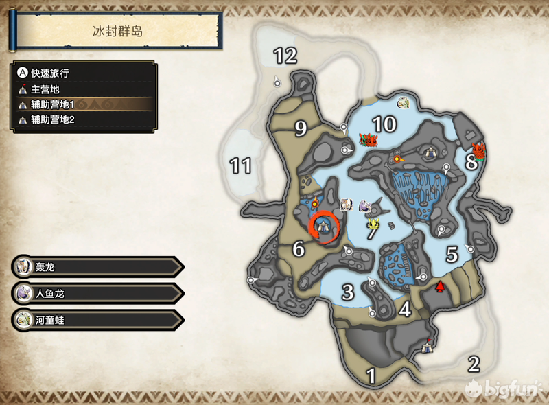 怪物猎人世界营地位置地图攻略（世界全地图营地解锁方法）