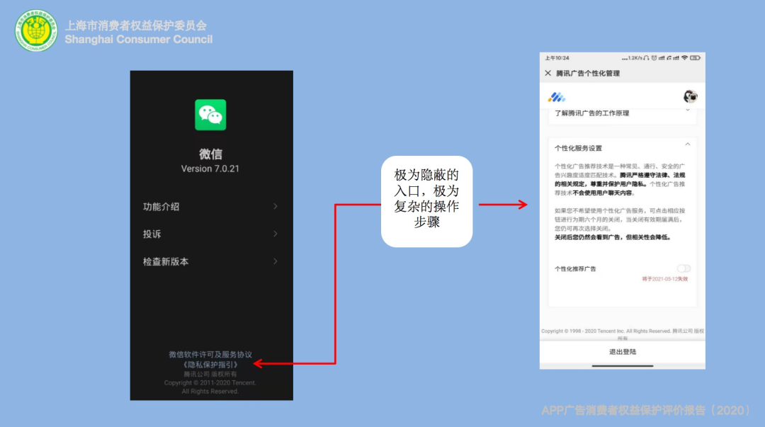 上海消保委质问“微信新版个性化广告设置”:腾讯是否还在收集用户数据,用途又是什么