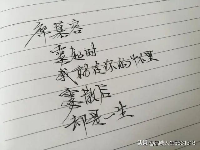 席慕容经典语录精选（席慕容的经典句子唯美）