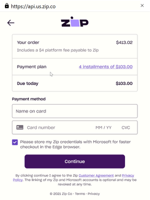 微软 Edge 浏览器将原生支持电商平台分期付款 thumbnail image 3 of blog post titled
Introducing Buy now, pay later in Microsoft Edge
Re: Introducing Buy now, pay later in Microsoft Edge
Re: Introducing Buy now, pay later in Microsoft Edge
Re: Introducing Buy now, pay later in Microsoft Edge