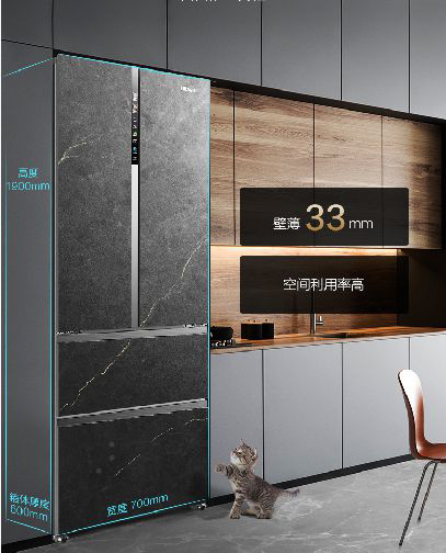海信发布真空?超薄冰箱新品,内置旋翼新风系统