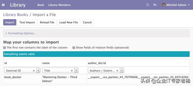 全球第一免费开源ERP Odoo开发技巧之导入、导出以及模块数据